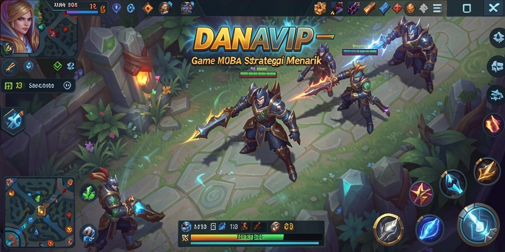 Screenshot gameplay <strong>DANAVIP</strong> menampilkan aksi pertarungan yang seru.