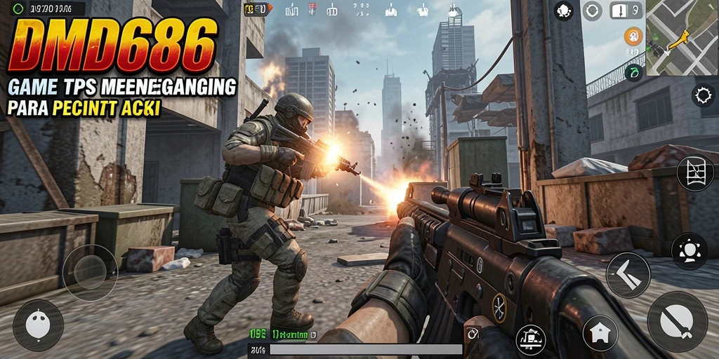 Tangkapan layar gameplay TPS yang mendebarkan dari DMD686.