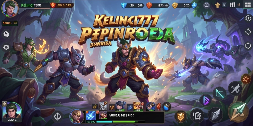 Tampilan pertarungan yang seru dalam KELINCI777 dengan karakter yang beragam.