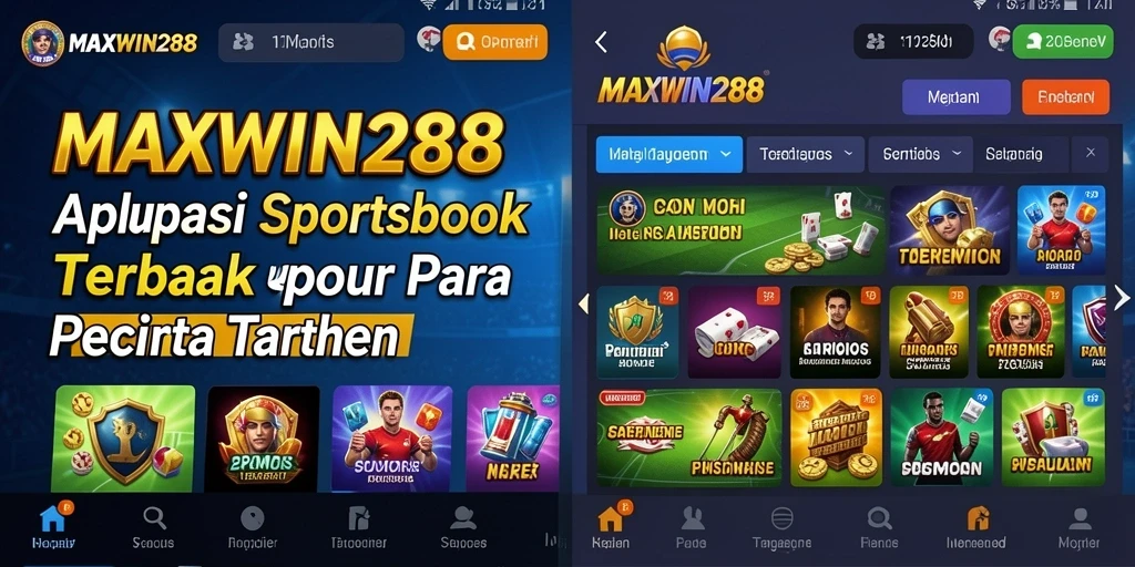 Tampilan utama gameplay Sportsbook di MAXWIN288.