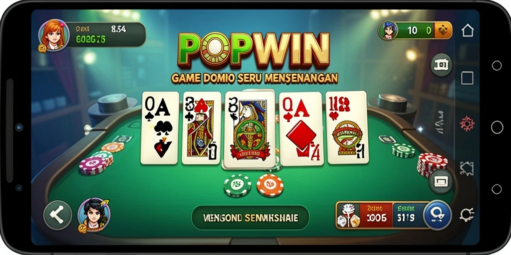 Tampilan gameplay POPWIN yang menarik dan penuh warna.