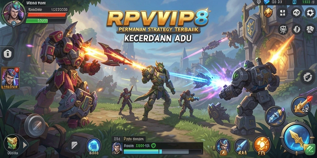 Tampilan gameplay RPVIP8 menampilkan strategi yang mendebarkan.