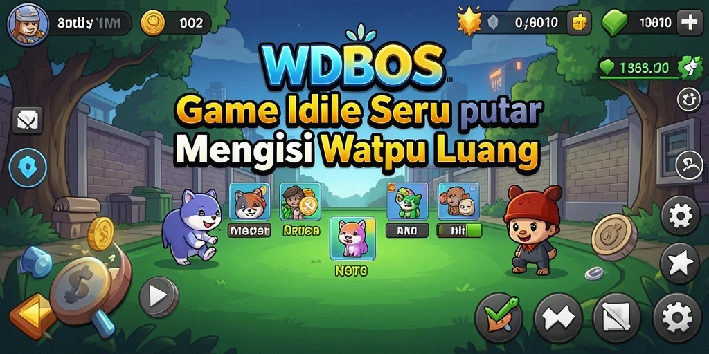 Tampilan gameplay WDBOS yang menarik dan penuh warna.
